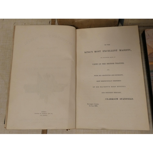 242 - STANFIELD CLARKSON.  Stanfield's Coast Scenery, A Series of Views in the British Channel. ... 