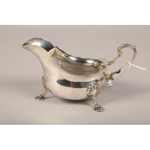 188 - Silver sauce boat Chester 1924 approx 140g