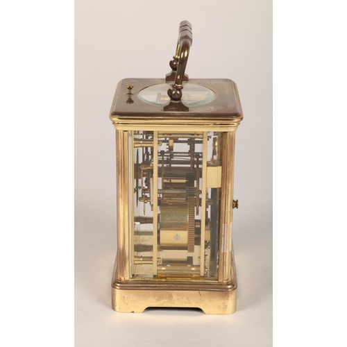 234 - Vintage L'Epee French carriage clock 'l'epee fondie en 1839' made in France, appears working order, ... 