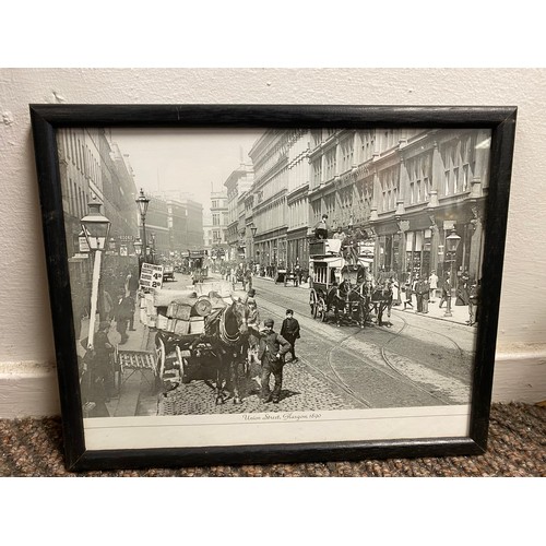 471 - Ten various pictures including Homer, Continental Street scene ,signed by artist 60 x 49 cm (72 x 60... 