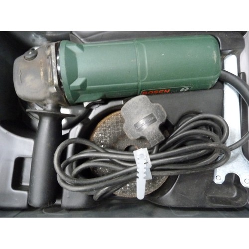 338A - Bosch hammer drill and a Bosch angle grinder.