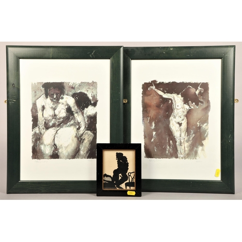 495 - Set of eight framed Aubrey Beardsley erotic prints, plus a pair of limited edition erotic prints no.... 