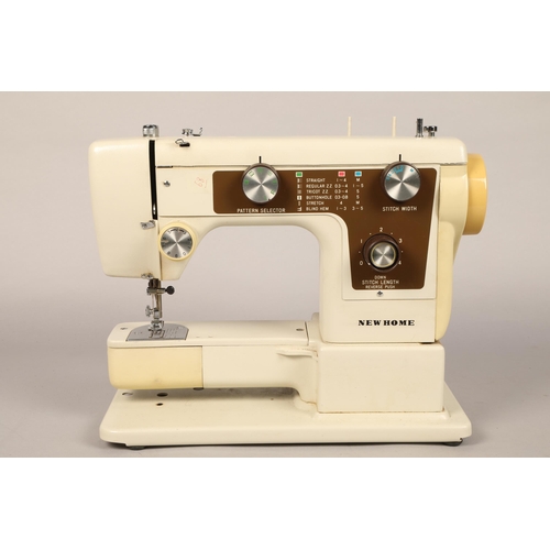 522 - 'New Home' electric sewing machine in case