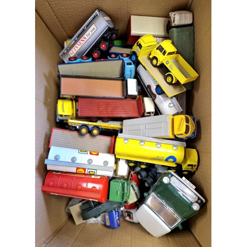 409 - Collection of model die cast vehicles including police bikes, tankers, etc.