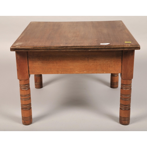 524 - Small square coffee table 38cm h