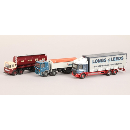 381 - Collection of heavy goods vehicle die cast to include tankers