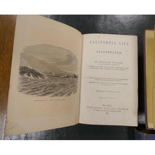 296 - NORDHOFF CHARLES.   Northern California, Oregon & the Sandwich Islands. Map, port. fro... 