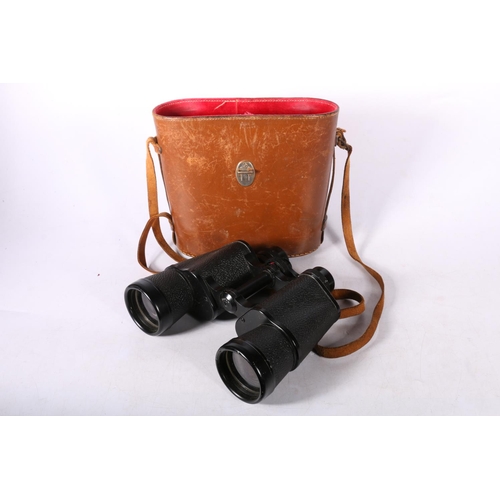 100A - Pair of Zeizz Wetzler binoculars and traveling case