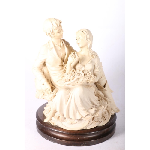 78 - Capodimonte figure group, 22cm high.