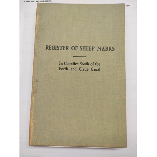 182 - Scottish Sheep Marks.  Registers for County of Perth, 1904; Counties South of the Forth & Clyde ... 