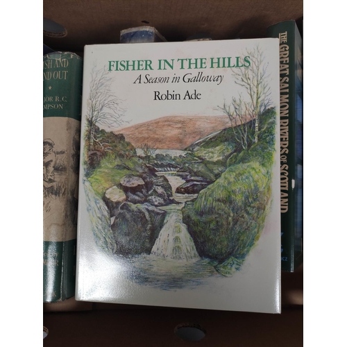 35 - Angling.  16 illus. vols. in d.w's re. fishing.