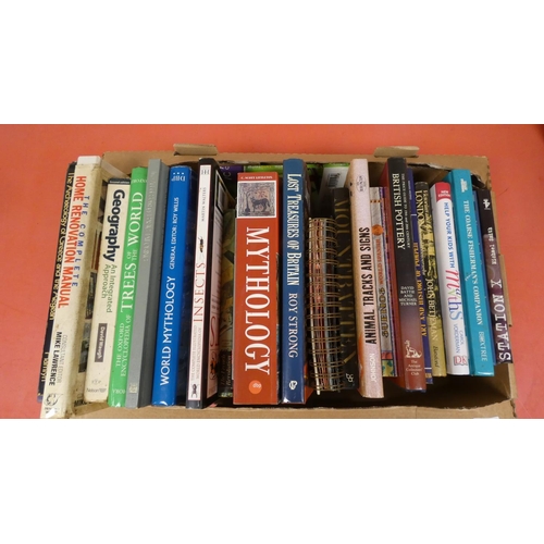 114 - Box of various reference books.