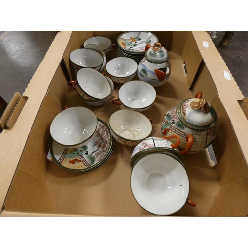 123 - Oriental tea set.