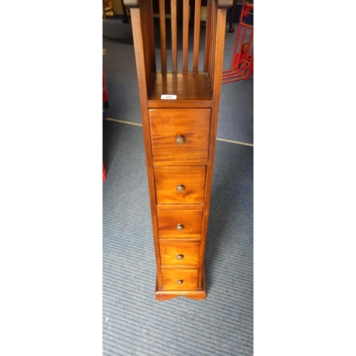 493 - Modern narrow chest of drawers.