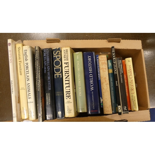 96 - Large box of Oriental and other reference books.