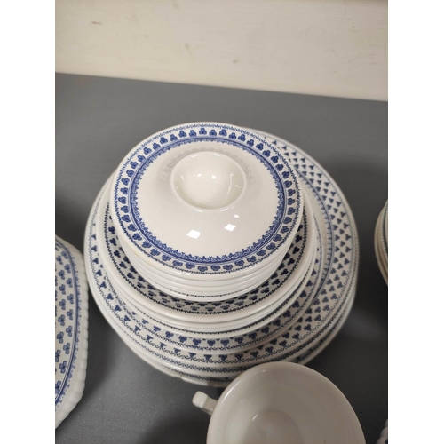 8 - Adams Brentwood pattern part dinner set, Portmeirion bowl and a Noritake part tea set.