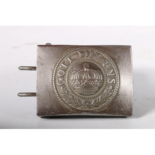 753 - Imperial German Gott Mit Uns steel belt buckle.