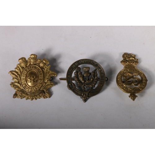 761 - Eleven cap badges to include 78th Seaforth Highlanders Ross-shire Buffs, 72nd Duke of Albanys Own Hi... 