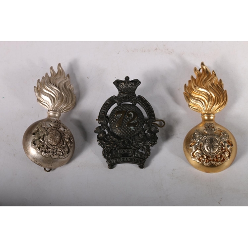 761 - Eleven cap badges to include 78th Seaforth Highlanders Ross-shire Buffs, 72nd Duke of Albanys Own Hi... 