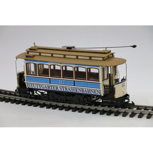 10 - Bachmann Big Haulers G gauge model railways, 39-100 motorised tram car #14 Electrische Trambahn Munc... 