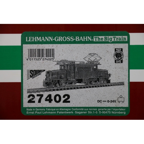 36 - LGB Lehmann Gross Bahn 'The Big Train' (Ernst Paul Lehmann Patent, made in Germany), G gauge model r... 