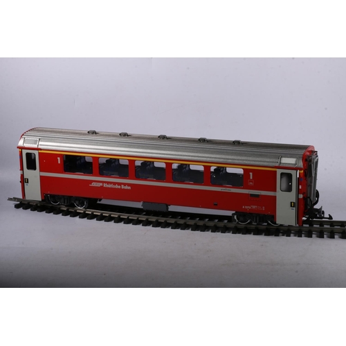 58 - LGB Lehmann Gross Bahn 'The Big Train' (Gebr Markliin of Germany), G gauge model railways 35513 RhB ... 