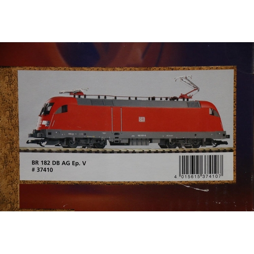 86 - Piko G gauge model railways 37410 electric locomotive BR 182 DB AG epV, red, boxed.