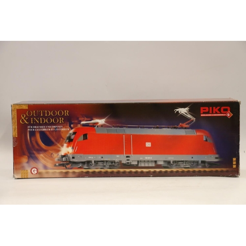 86 - Piko G gauge model railways 37410 electric locomotive BR 182 DB AG epV, red, boxed.