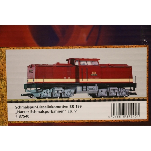 87 - Piko G gauge model railways 37540 diesel locomotive Schmalspur Diesellokomotive BR 199 Harzer Schmal... 