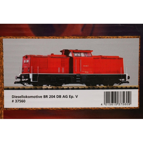 88 - Piko G gauge model railways 37560 diesel locomotive Diesellokomotive BR 204 DB AG EpV, Deutsche Bahn... 