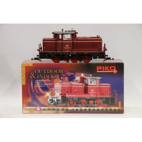 90 - Piko G gauge model railways 37520 diesel locomotive Diesellokomotive BR 260 DB EpIV purpurrot, 260-5... 