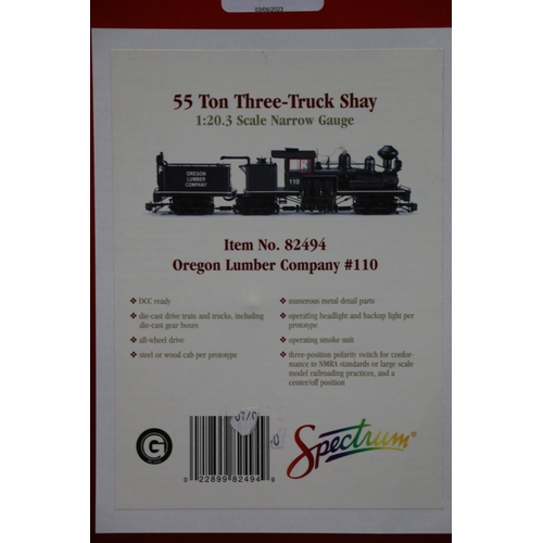 91 - Bachmann Spectrum Master Railroader Series G gauge 1:20.3 scale narrow gauge model railways 82494 DC... 