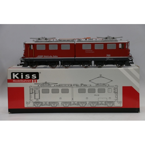 93 - Kiss Modellbahnen gauge 1 model railways 92012 overhead electric locomotive Pontresina Puntraschigna... 