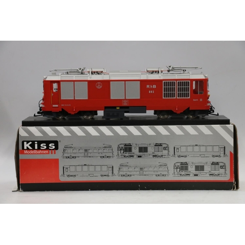 95 - Kiss Modellbahnen gauge 1 model railways 99240 overhead electric locomotive RhB Rhatische Bahn Viafi... 