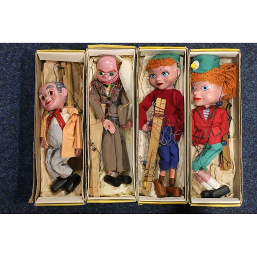 Four Pelham Puppets including Gerry Anderson's Twizzle and Four Pelham Puppets including Gerry Anderson's Twizzle and