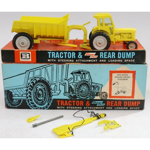 148 - Britains Ltd Tractor and Rear Dump #9630 Fordson Super Major Industrial Tractor with Shawnee Poole D... 