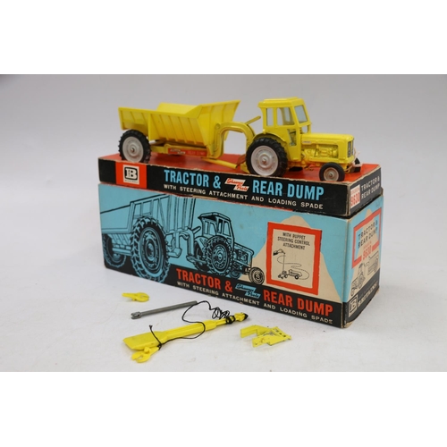 148 - Britains Ltd Tractor and Rear Dump #9630 Fordson Super Major Industrial Tractor with Shawnee Poole D... 