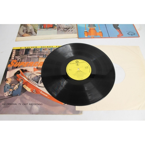 372 - Limited edition coloured singles of Thunderbirds, Captain Scarlet, Joe 90, Space 1999, Supercar Song... 