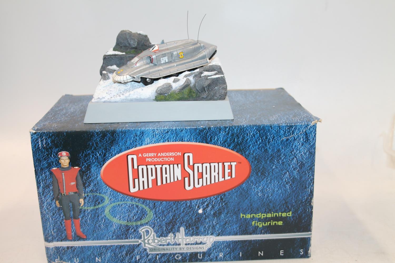 Captain Scarlet. Boxed Spectrum Patrol Vehicle by Robert Captain Scarlet. Boxed Spectrum Patrol Vehicle by Robert
