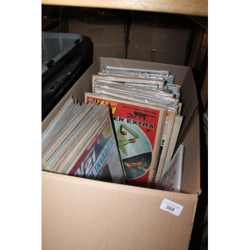 368 - TV 21 Adventures in the 21st Century magazines (1-154 in order) and others, etc. 4 boxes