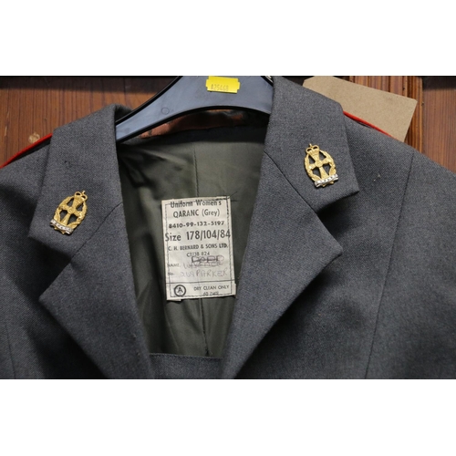 770 - Queen Alexandra's Royal Army Nursing Corps interest, a grey jacket with C H Bernard & Sons Ltd l... 