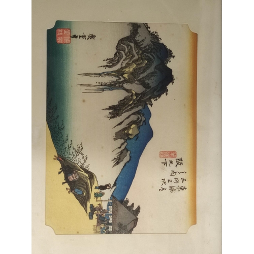 48 - Utagawa Hiroshige coloured print.