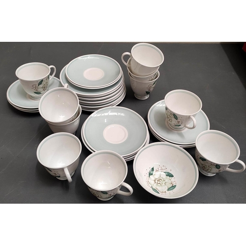 66 - Wedgwood Susie Cooper Gardenia pattern part tea set.