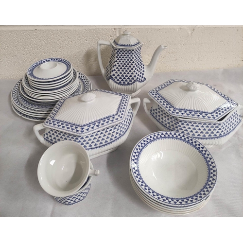 8 - Adams Brentwood pattern part dinner set, Portmeirion bowl and a Noritake part tea set.