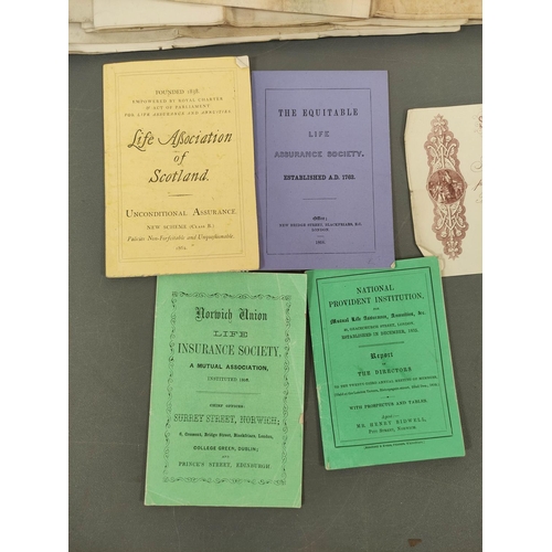 107 - Documents & Ephemera - Insurance.  1879 bound The Norwich Union Fire Insurance Society's Act wit... 