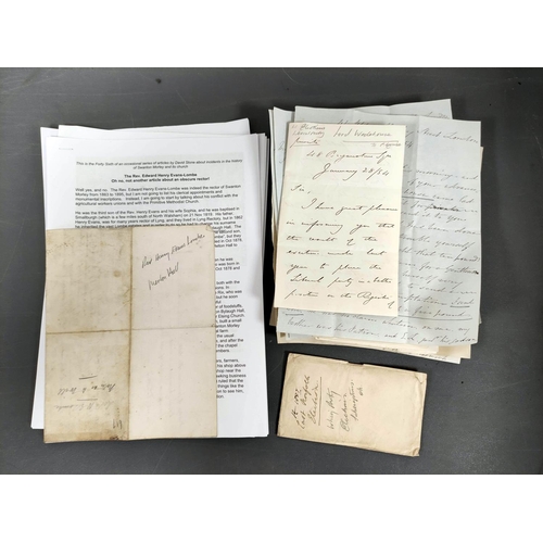 109 - Documents - Norfolk & London. 1857 East Norfolk Elections & Beevor & Lombe Family of 41 ... 