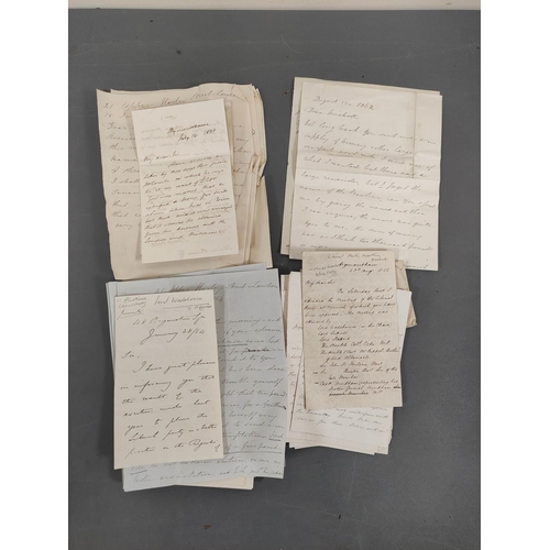 109 - Documents - Norfolk & London. 1857 East Norfolk Elections & Beevor & Lombe Family of 41 ... 