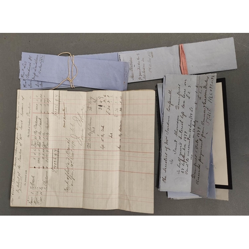 118 - Documents - Kirriemuir - Forfar - Scotland - Yeaman Family.  1901-1907. A bundle of correspondence, ... 