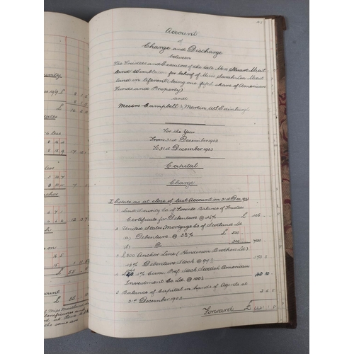 122 - Documents - Scotland - Kirkcudbright - Mrs Margaret Shippen Maitland of Dundrennan.  1893-1937. Two ... 