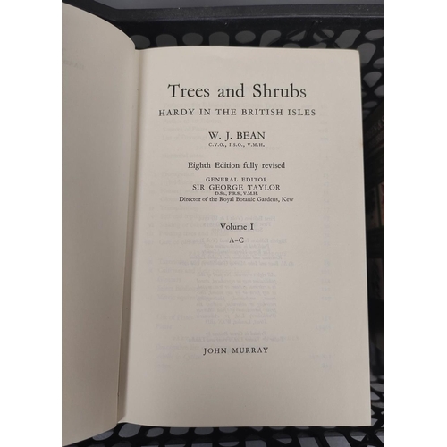 131 - BEAN W. J.  Trees & Shrubs Hardy in the British Isles. 4 vols. plus Supplement vol. Il... 